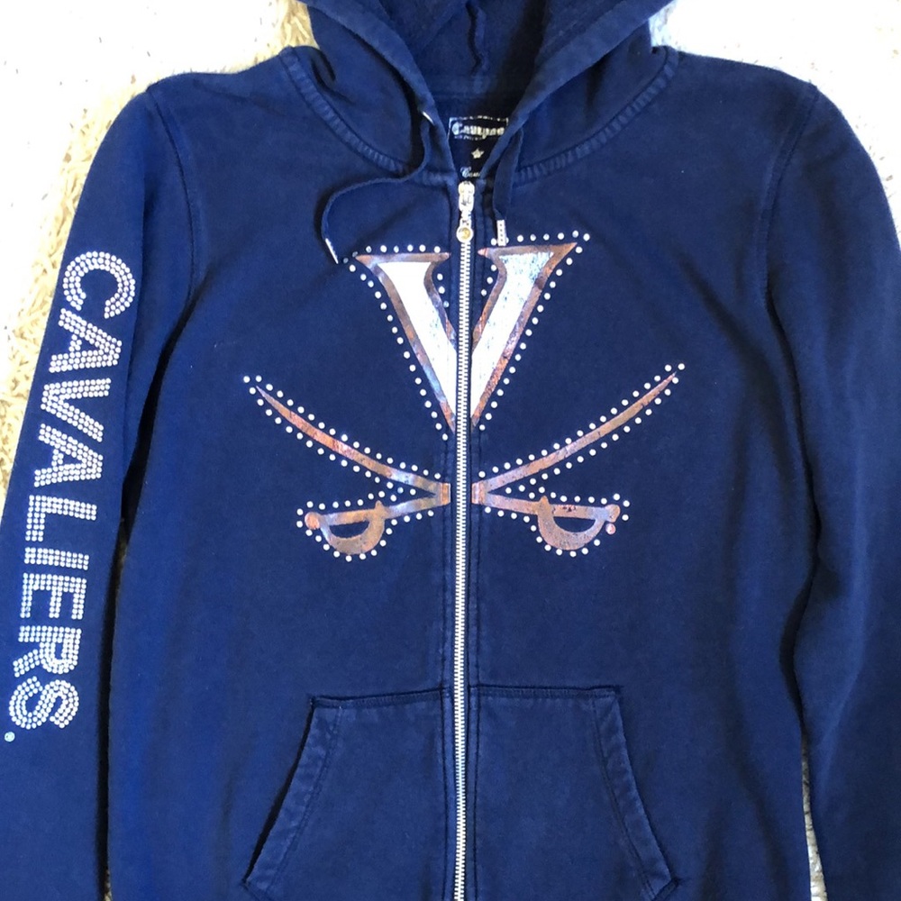 University of Virginia hoodie zip jacket - Picture 2 of 6